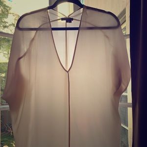Vince cream flowing blouse